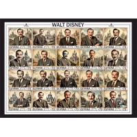 Stamps Cartoon Walt Disney Set 1 sheets