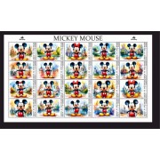 Stamps Cartoon Walt Disney Set 1 sheets