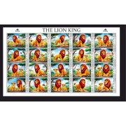 Stamps Cartoon Walt Disney Set 1 sheets