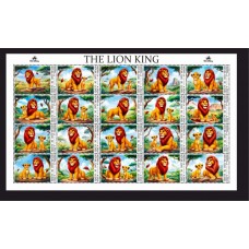 Stamps Cartoon Walt Disney Set 1 sheets