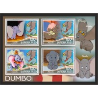 Stamps Cartoon Walt Disney Set 8 sheets