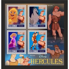 Stamps Cartoon Walt Disney Set 8 sheets