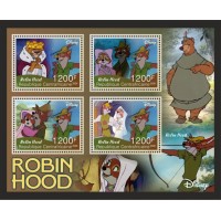 Stamps Cartoon Walt Disney Set 8 sheets