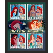 Stamps Cartoon Walt Disney Set 8 sheets