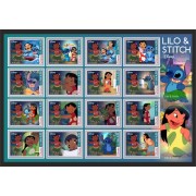 Stamps Cartoon Walt Disney Set 16 stamps