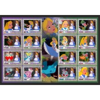 Stamps Cartoon Walt Disney Set 16 stamps Stamps Cartoon Walt Disney Set 16 stamps