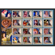 Stamps Cartoon Walt Disney Set 16 stamps Stamps Cartoon Walt Disney Set 16 stamps