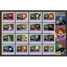 Stamps Cartoon Walt Disney Set 16 stamps Stamps Cartoon Walt Disney Set 16 stamps