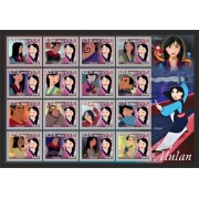 Stamps Cartoon Walt Disney Set 16 stamps