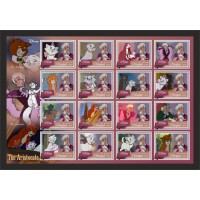 Stamps Cartoon Walt Disney Set 16 stamps