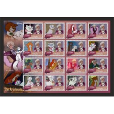 Stamps Cartoon Walt Disney Set 16 stamps