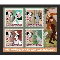 Stamps Cartoon Walt Disney Set 8 sheets