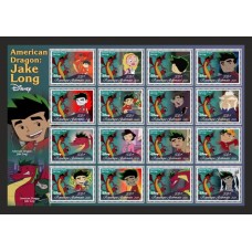 Stamps Cartoon Walt Disney Set 1 sheets Stamps Cartoon Walt Disney Set 1 sheets