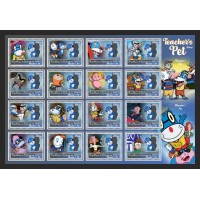 Stamps Cartoon Walt Disney Set 1 sheets