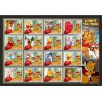 Stamps Cartoon Walt Disney Set 1 sheets
