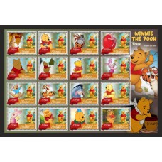Stamps Cartoon Walt Disney Set 1 sheets Stamps Cartoon Walt Disney Set 1 sheets