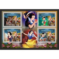 Stamps Cartoon Walt Disney Set 8 sheets