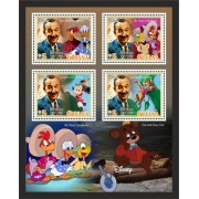 Stamps Cartoon Walt Disney Set 8 sheets