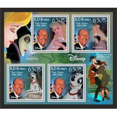 Stamps Cartoon Walt Disney Set 8 sheets Stamps Cartoon Walt Disney Set 8 sheets
