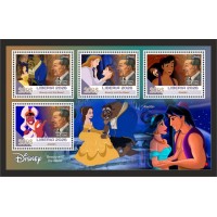 Stamps Cartoon Walt Disney Set 8 sheets