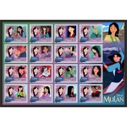 Stamps Cartoon Walt Disney Set 16 stamps