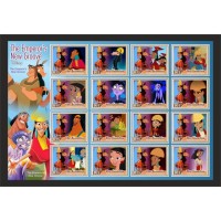 Stamps Cartoon Walt Disney Set 16 stamps