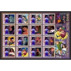 Stamps Cartoon Walt Disney Set 16 stamps