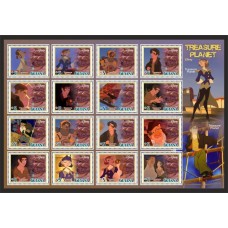 Stamps Cartoon Walt Disney Set 16 stamps Stamps Cartoon Walt Disney Set 16 stamps