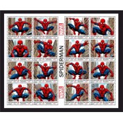 Stamps Cinema Marvel Set 16 stamps