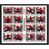 Stamps Cinema Marvel Set 16 stamps