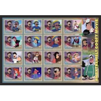 Stamps Cartoon Walt Disney Set 1 sheets