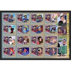 Stamps Cartoon Walt Disney Set 1 sheets