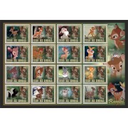 Stamps Cartoon Walt Disney Set 1 sheets