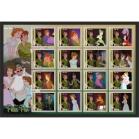 Stamps Cartoon Walt Disney Set 1 sheets