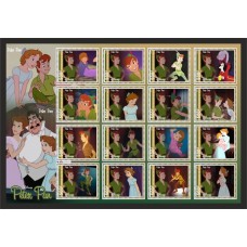 Stamps Cartoon Walt Disney Set 1 sheets
