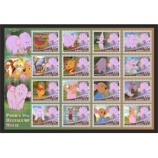 Stamps Cartoon Walt Disney Set 1 sheets