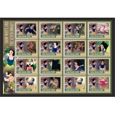 Stamps Cartoon Walt Disney Set 1 sheets