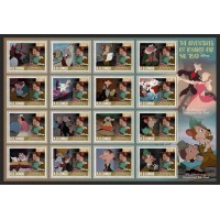 Stamps Cartoon Walt Disney Set 1 sheets