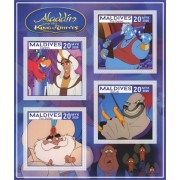 Stamps Cartoon Walt Disney Set 8 sheets