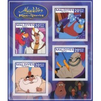 Stamps Cartoon Walt Disney Set 8 sheets