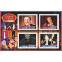 Stamps Cartoon Walt Disney Set 8 sheets