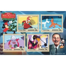Stamps Cartoon Walt Disney Set 8 sheets