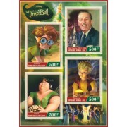 Stamps Cartoon Walt Disney Set 8 sheets