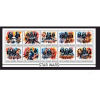 Stamps Cinema Star Wars  Set 1 sheets