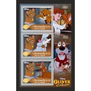 Stamps Cartoon Walt Disney Set 8 sheets