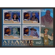 Stamps Cartoon Walt Disney Set 8 sheets