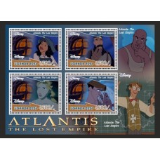 Stamps Cartoon Walt Disney Set 8 sheets