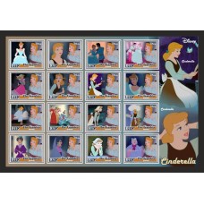 Stamps Cartoon Walt Disney Set 1 sheets