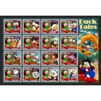 Stamps Cartoon Walt Disney Set 1 sheets