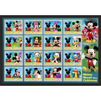 Stamps Cartoon Walt Disney Set 1 sheets